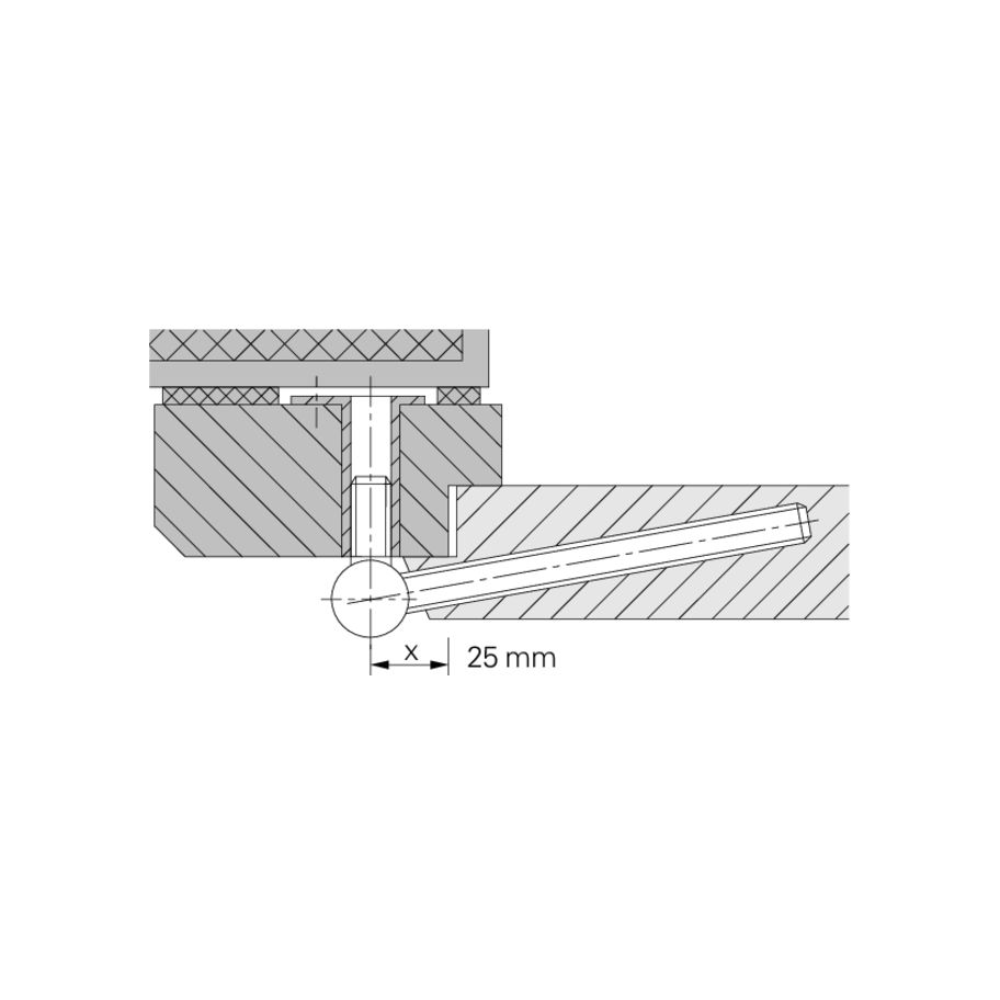 Sassba Brandschutzband HE18-EI30 vernickelt M10x30mm