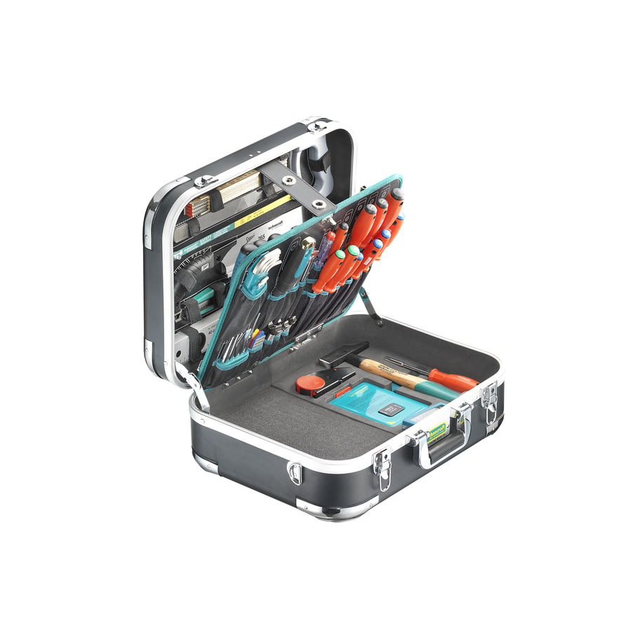 TCP ABS-Wkzg-Koffer "PRO CHROME WOOD"